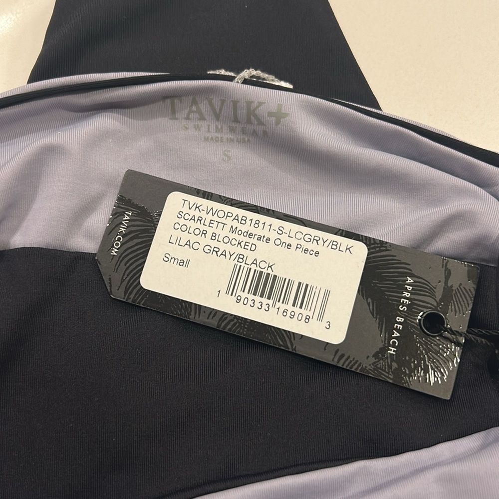 NWT Anthropologie x Tavik Scarlett Colorblock One-Piece Swimsuit, size s - Picture 10 of 10
